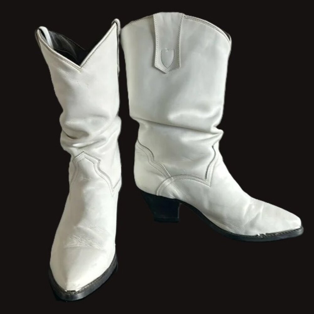 DINGO white western Cowgirl boots size 8.5